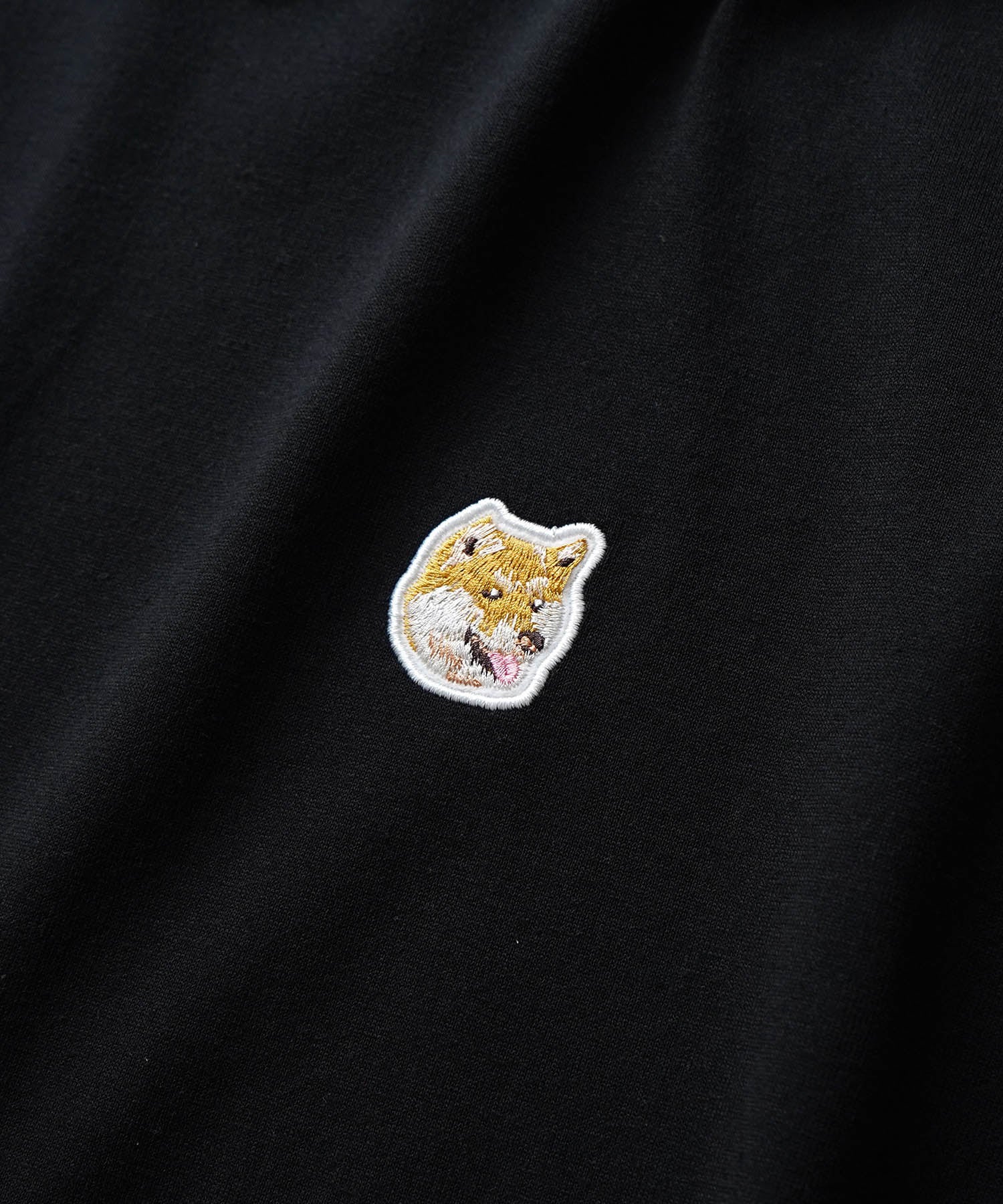 ビッグシルエット いぬ / ねこ 動物ワンポイント刺繍Tシャツ