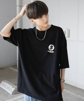 【MARK GONZALES ARTWORK COLLECTION / マーク ゴンザレス】フロント / バックプリント ワンポイント刺繍 モチーフ ビッグシルエットTシャツ