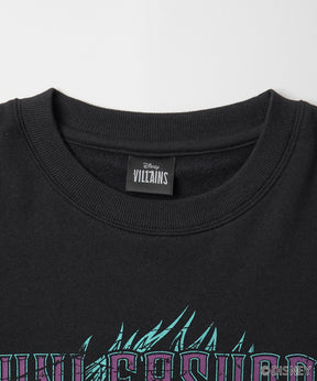 24SS【Disney / ディズニー】VILLAINS / ヴィランズ SCAR / スカ― ビッグシルエット ヴィンテージライク ピグメント加工 レトロプリントスウェットプルオーバー