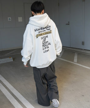 【MARK GONZALES ARTWORK COLLECTION / マーク ゴンザレス】別注 ビッグシルエット イラストバックプリント プルオーバーパーカー