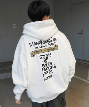【MARK GONZALES ARTWORK COLLECTION / マーク ゴンザレス】別注 ビッグシルエット イラストバックプリント プルオーバーパーカー
