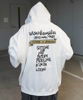 【MARK GONZALES ARTWORK COLLECTION / マーク ゴンザレス】別注 ビッグシルエット イラストバックプリント プルオーバーパーカー