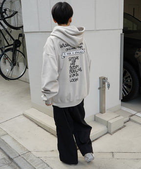 【MARK GONZALES ARTWORK COLLECTION / マーク ゴンザレス】別注 ビッグシルエット イラストバックプリント プルオーバーパーカー