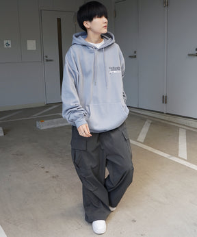 【MARK GONZALES ARTWORK COLLECTION / マーク ゴンザレス】別注 ビッグシルエット イラストバックプリント プルオーバーパーカー