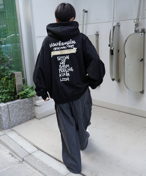 【MARK GONZALES ARTWORK COLLECTION / マーク ゴンザレス】別注 ビッグシルエット イラストバックプリント プルオーバーパーカー