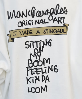 【MARK GONZALES ARTWORK COLLECTION / マーク ゴンザレス】別注 ビッグシルエット イラストバックプリント プルオーバーパーカー