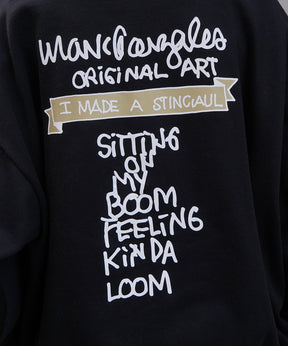 【MARK GONZALES ARTWORK COLLECTION / マーク ゴンザレス】別注 ビッグシルエット イラストバックプリント プルオーバーパーカー