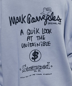 【MARK GONZALES ARTWORK COLLECTION / マーク ゴンザレス】別注 ビッグシルエット イラストバックプリント プルオーバーパーカー