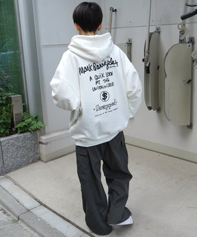 【MARK GONZALES ARTWORK COLLECTION / マーク ゴンザレス】別注 ビッグシルエット イラストバックプリント プルオーバーパーカー