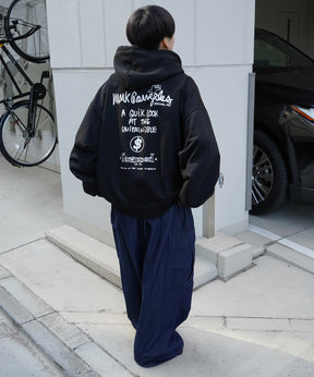 【MARK GONZALES ARTWORK COLLECTION / マーク ゴンザレス】別注 ビッグシルエット イラストバックプリント プルオーバーパーカー