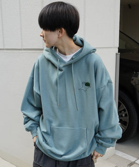 【MARK GONZALES ARTWORK COLLECTION / マーク ゴンザレス】別注 ビッグシルエット イラストバックプリント プルオーバーパーカー