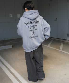 【MARK GONZALES ARTWORK COLLECTION / マーク ゴンザレス】別注 ビッグシルエット イラストバックプリント プルオーバーパーカー