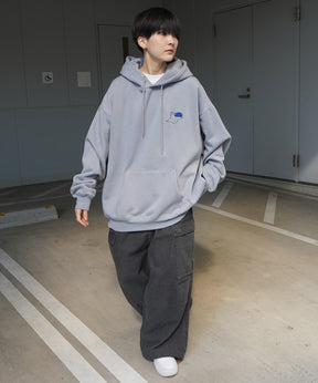 【MARK GONZALES ARTWORK COLLECTION / マーク ゴンザレス】別注 ビッグシルエット イラストバックプリント プルオーバーパーカー