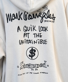 【MARK GONZALES ARTWORK COLLECTION / マーク ゴンザレス】別注 ビッグシルエット イラストバックプリント プルオーバーパーカー