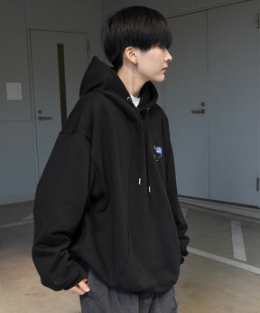 【MARK GONZALES ARTWORK COLLECTION / マーク ゴンザレス】別注 ビッグシルエット イラストバックプリント プルオーバーパーカー