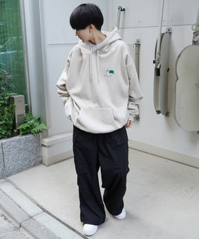 【MARK GONZALES ARTWORK COLLECTION / マーク ゴンザレス】別注 ビッグシルエット イラストバックプリント プルオーバーパーカー