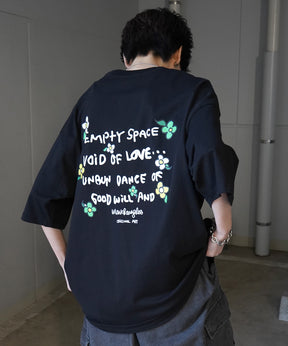 【MARK GONZALES ARTWORK COLLECTION / マーク ゴンザレス】フロント / バックプリント ワンポイント刺繍 モチーフ ビッグシルエットTシャツ