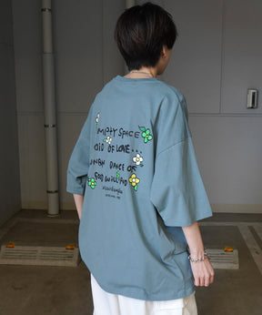 【MARK GONZALES ARTWORK COLLECTION / マーク ゴンザレス】フロント / バックプリント ワンポイント刺繍 モチーフ ビッグシルエットTシャツ