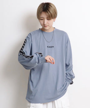 【Kappa/カッパ】別注 袖テープ 刺繍ロゴ ビッグシルエットロンT