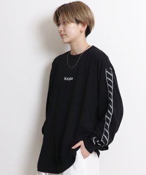 【Kappa/カッパ】別注 袖テープ 刺繍ロゴ ビッグシルエットロンT