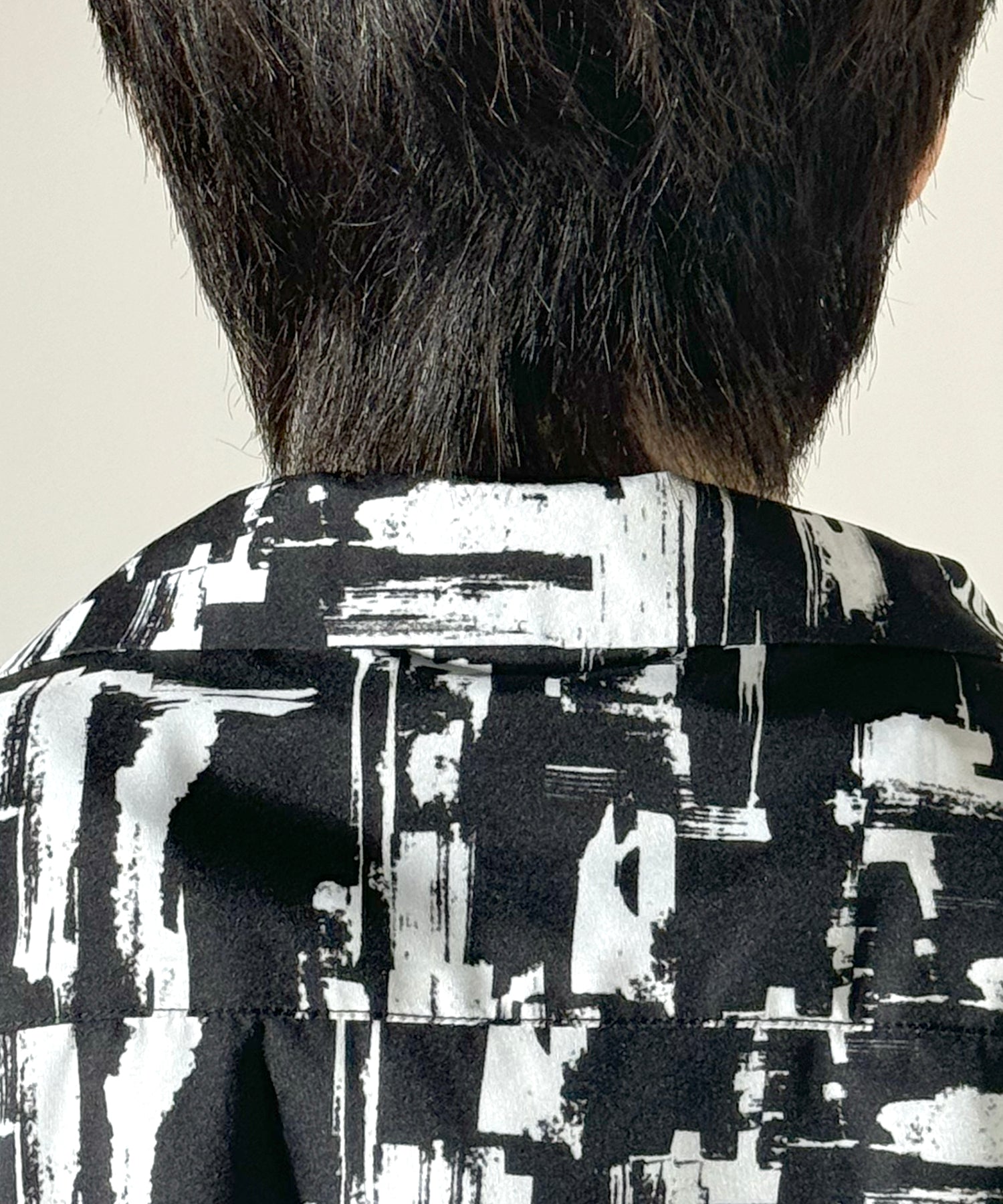 ビッグシルエット オープンカラー総柄半袖シャツ フラワー / 幾何学 25SS