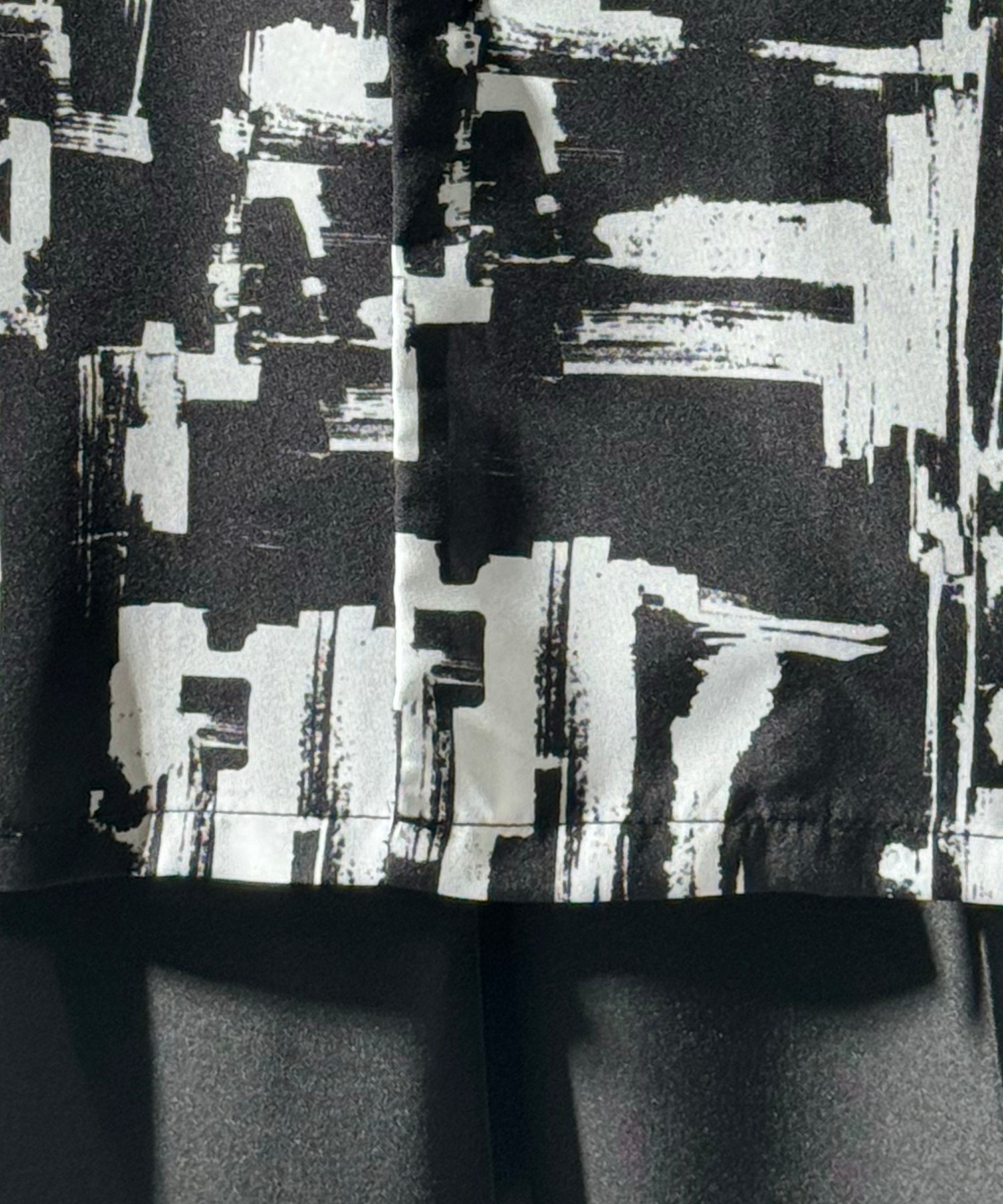 ビッグシルエット オープンカラー総柄半袖シャツ フラワー / 幾何学 25SS