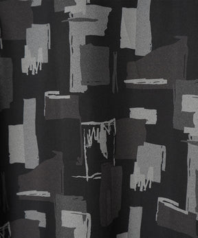 ビッグシルエット オープンカラー総柄半袖シャツ フラワー / 幾何学 25SS