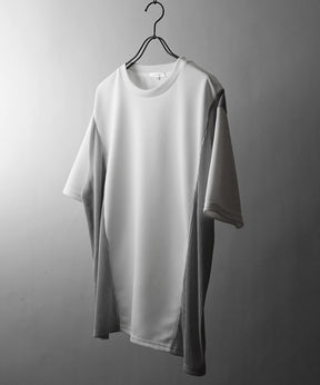 異素材切替Tシャツ