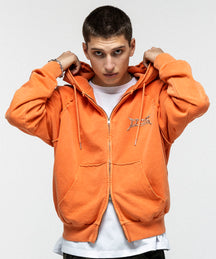 "ILL'S" LOGO Embroidery FULL ZIP HOODIE / "ILL'S" LOGO刺繍フルジップフーディー