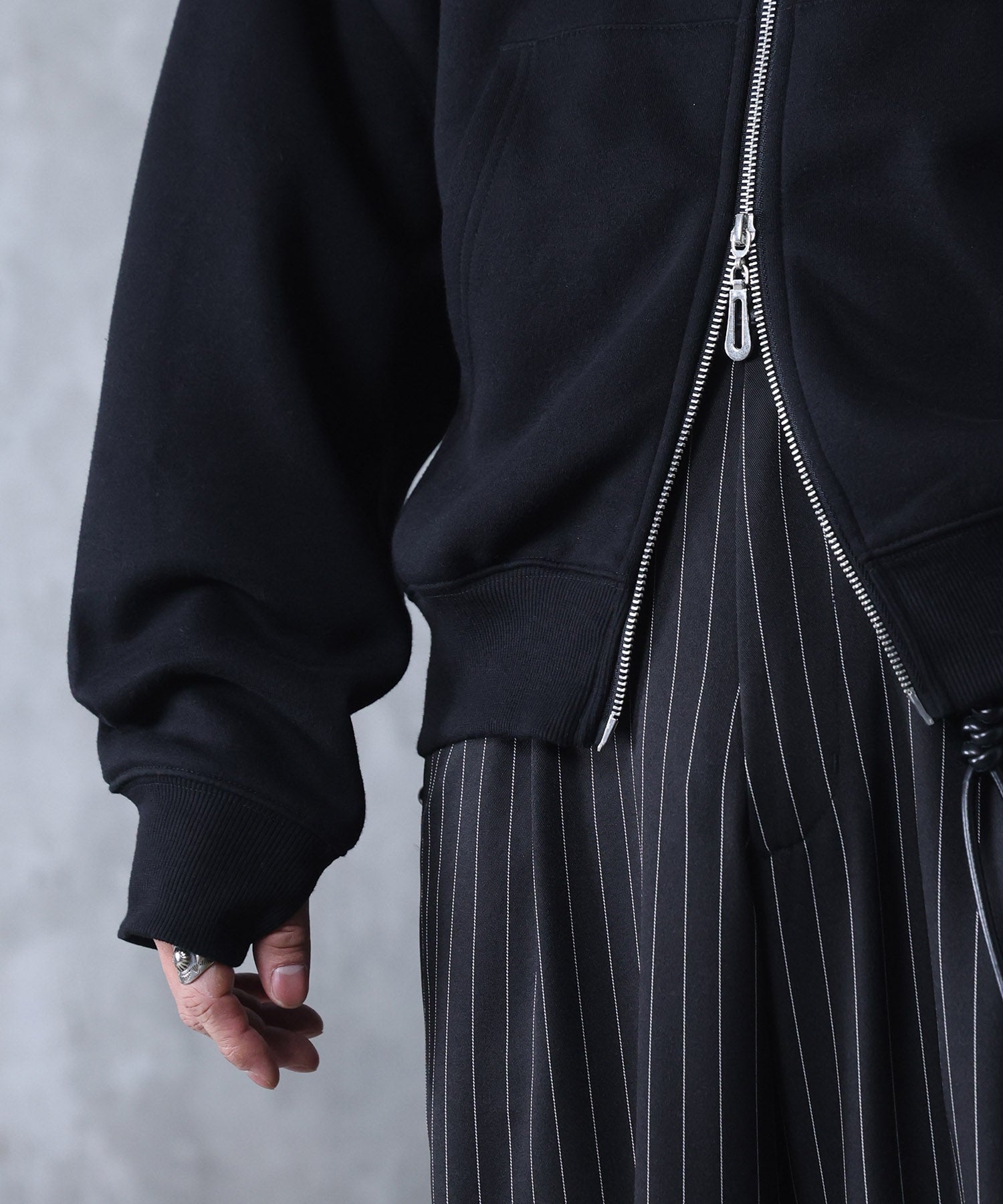 サムホール フルジップフーディ