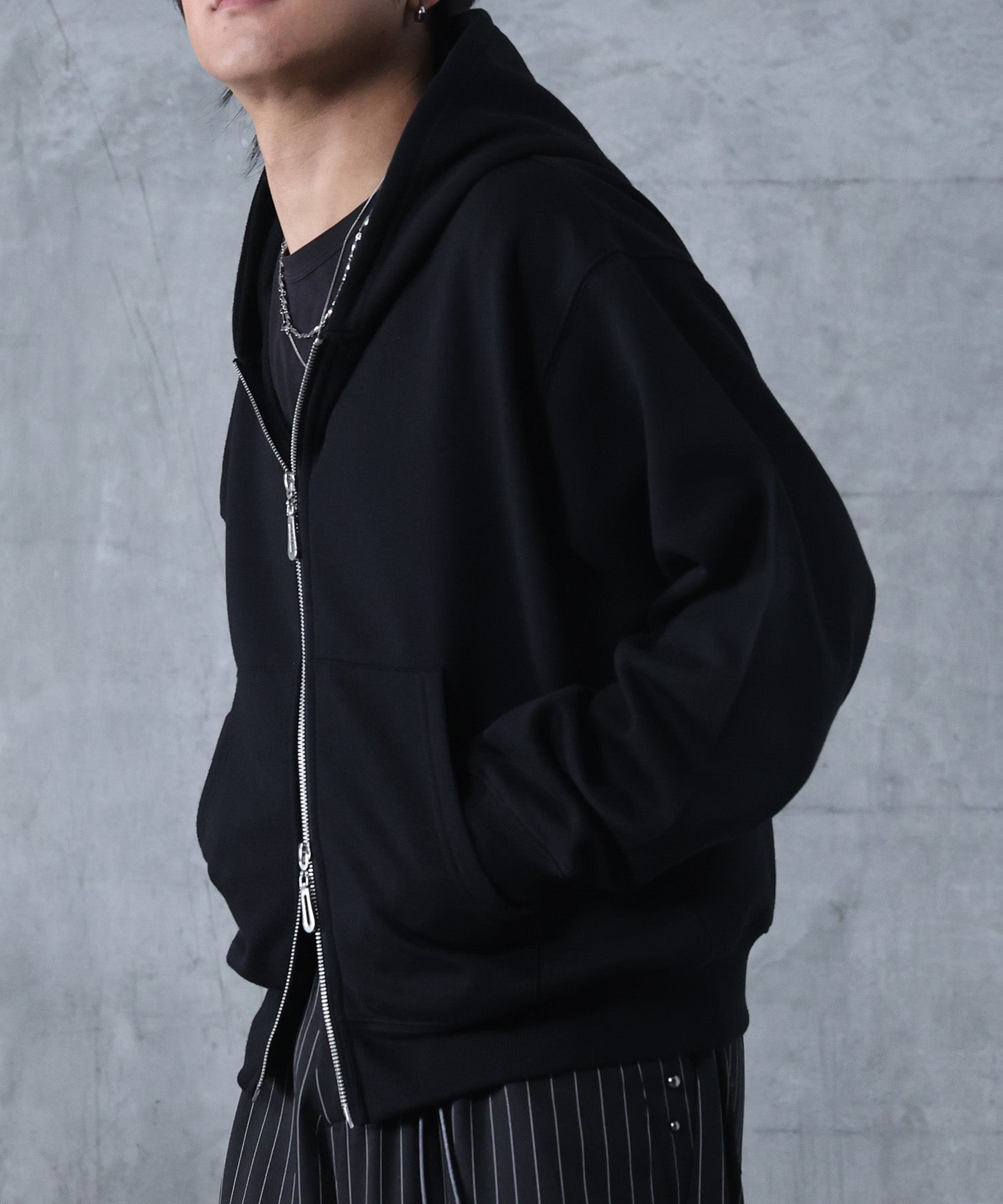 サムホール フルジップフーディ