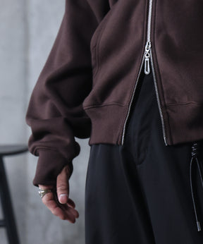 サムホール フルジップフーディ