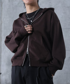 サムホール フルジップフーディ