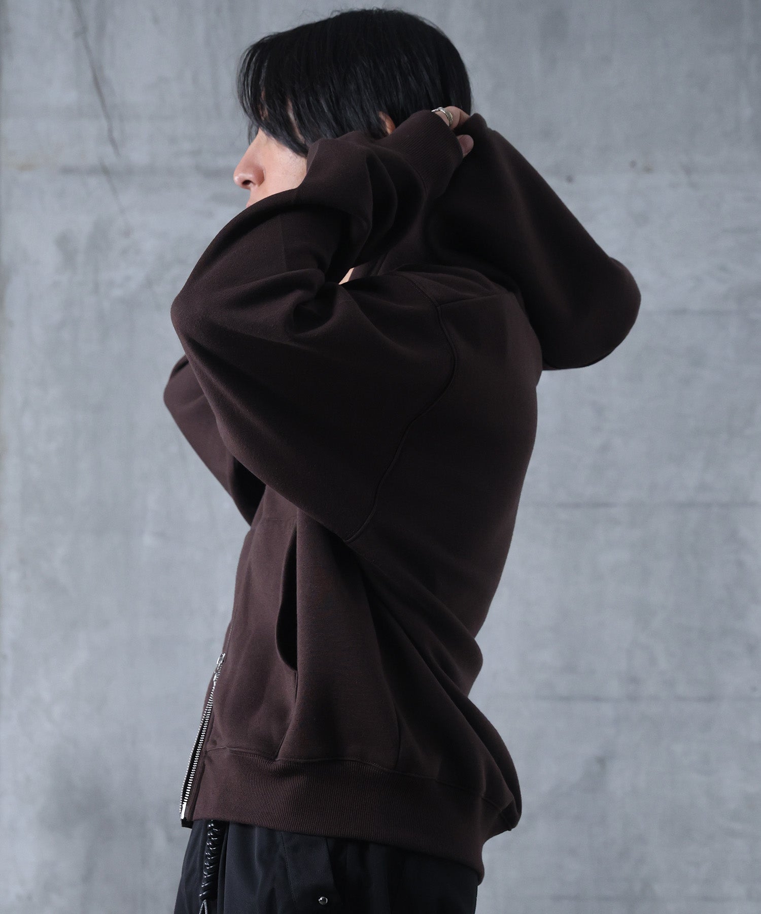 サムホール フルジップフーディ