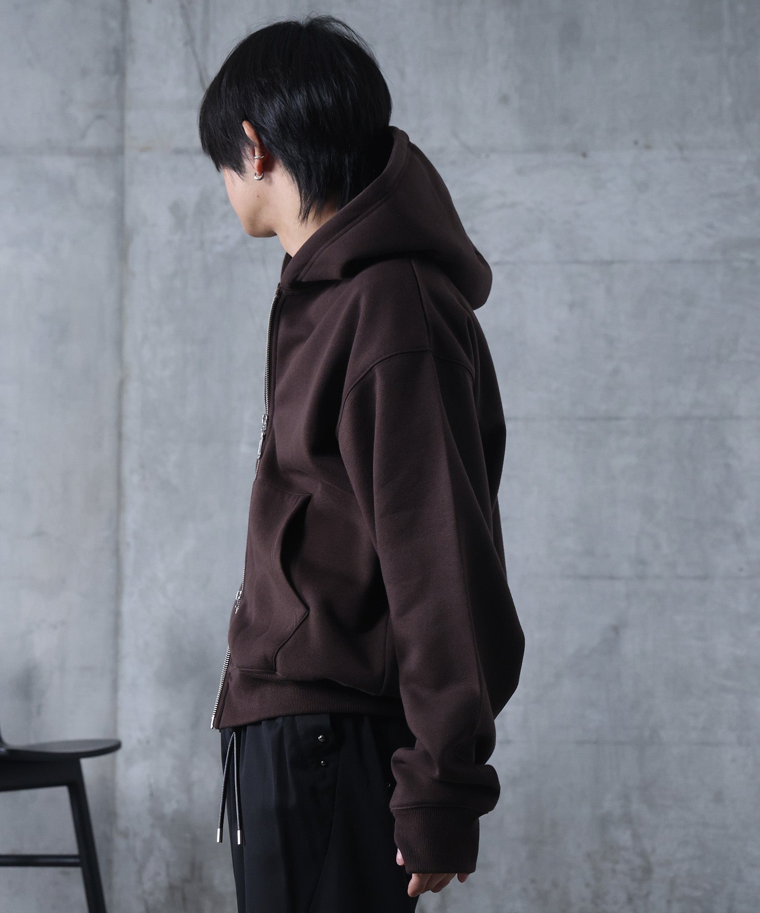 サムホール フルジップフーディ