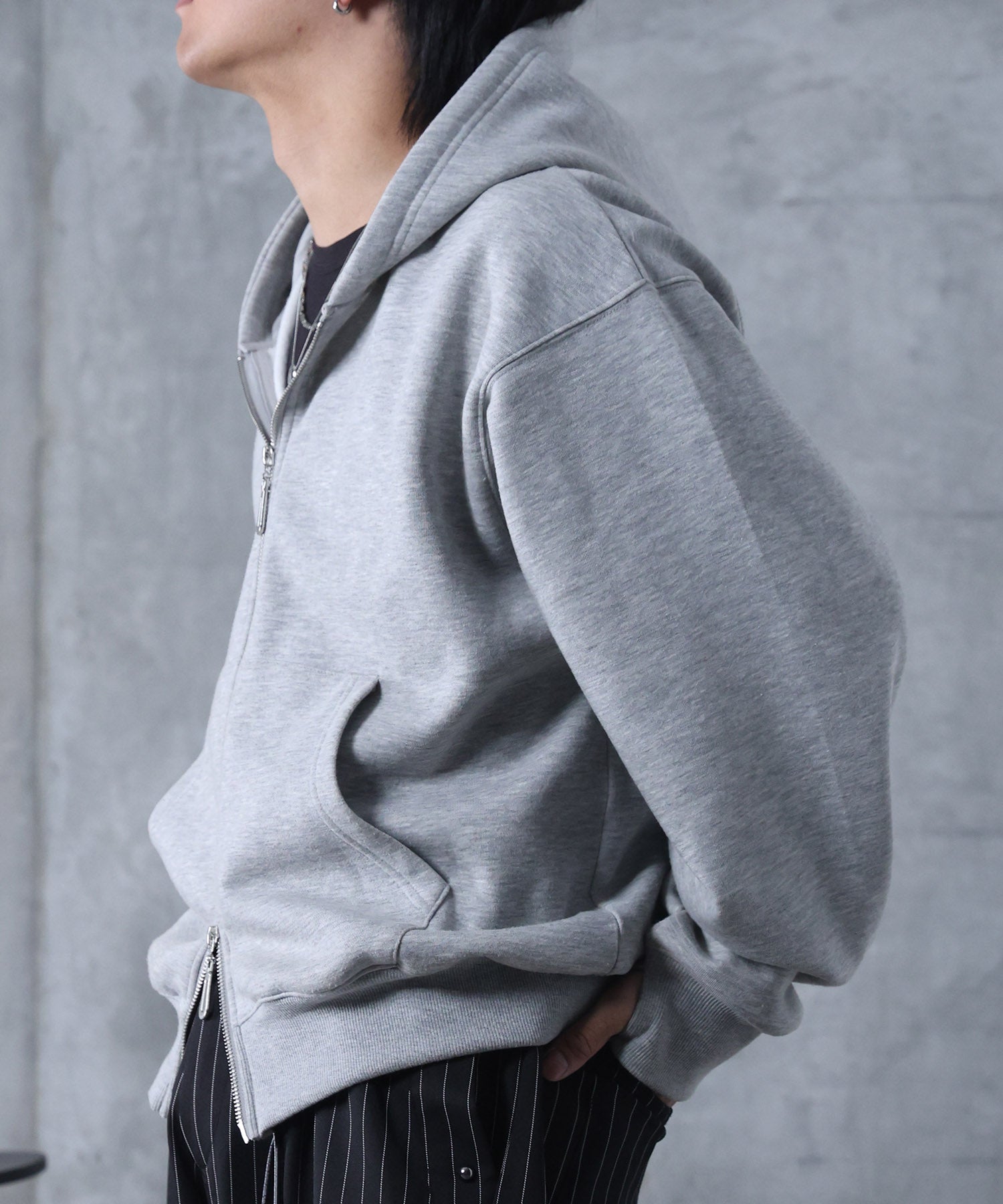 サムホール フルジップフーディ