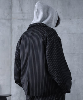 スタッズ ショート ダブルジャケット