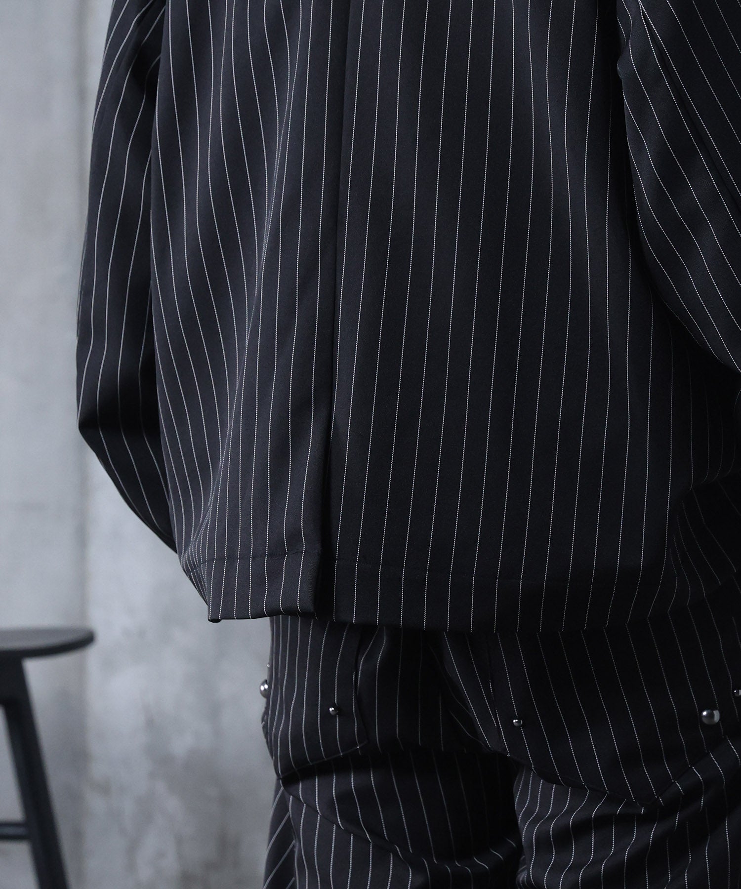 スタッズ ショート ダブルジャケット