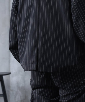 スタッズ ショート ダブルジャケット