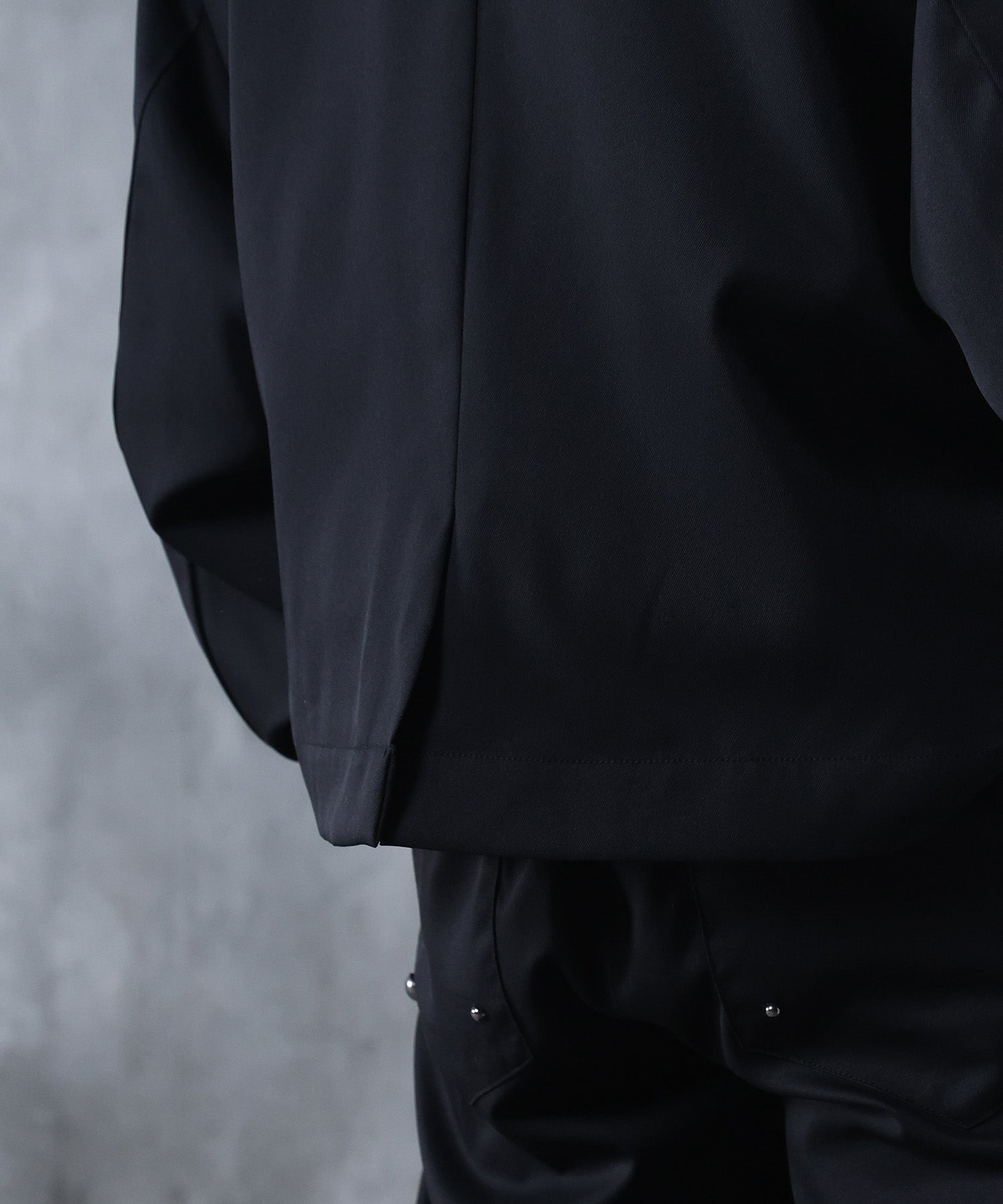 スタッズ ショート ダブルジャケット