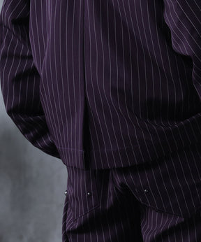 スタッズ ショート ダブルジャケット