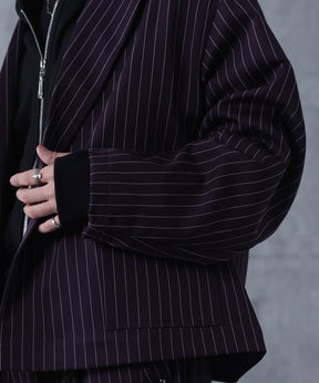 スタッズ ショート ダブルジャケット