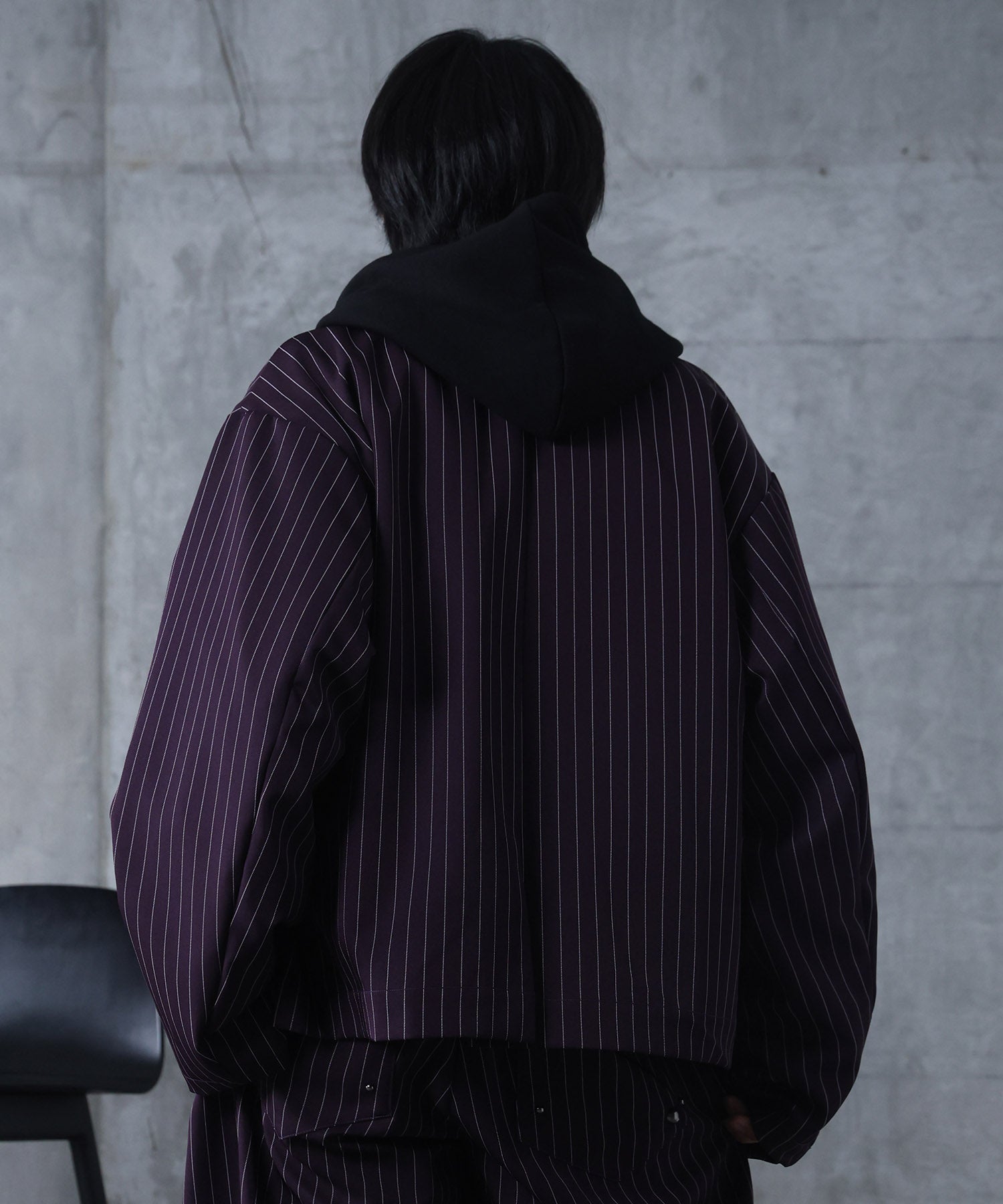 スタッズ ショート ダブルジャケット