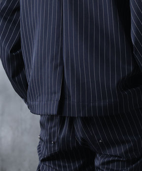 スタッズ ショート ダブルジャケット