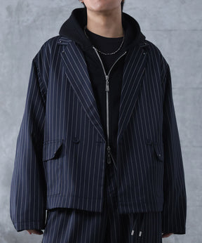 スタッズ ショート ダブルジャケット