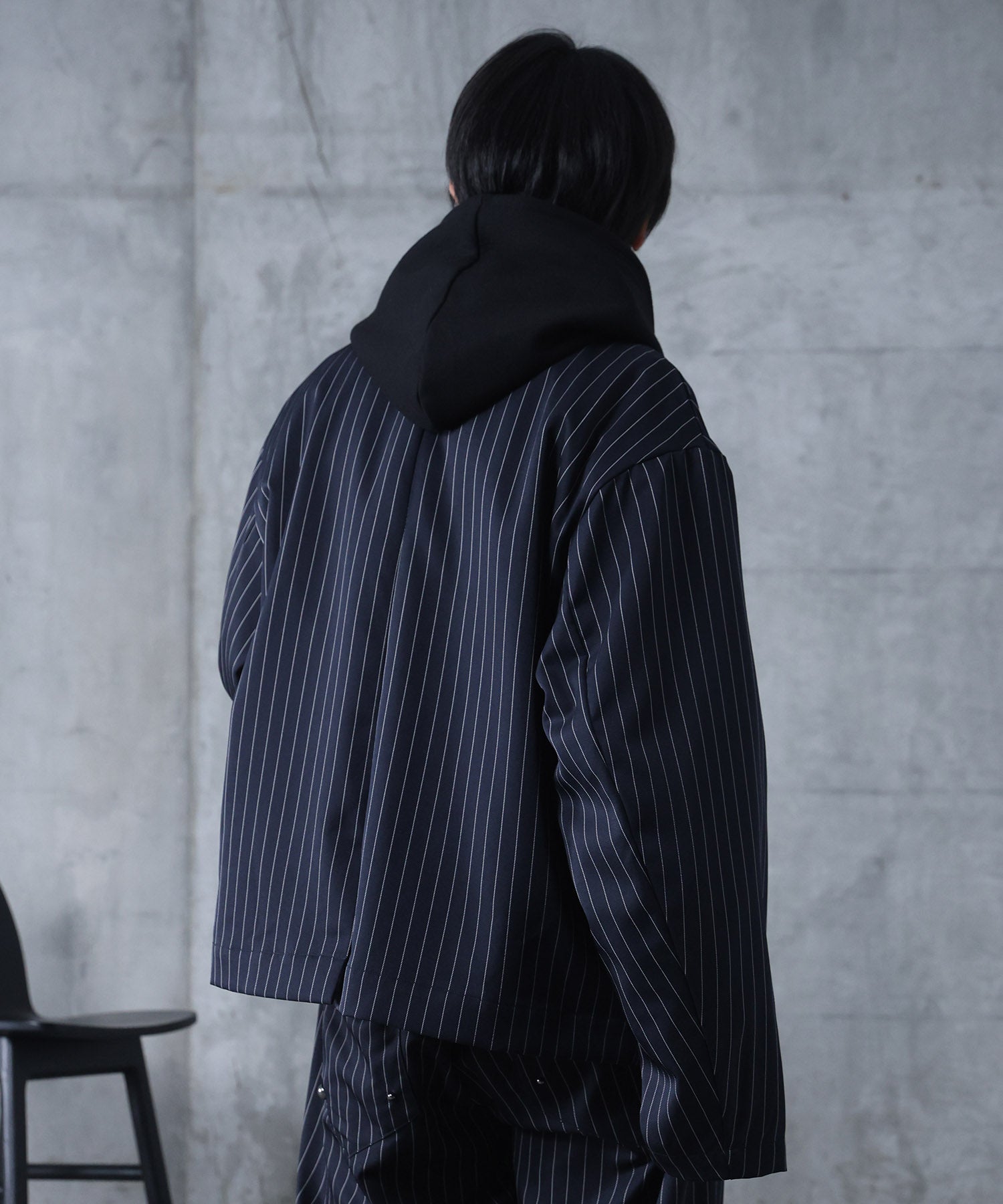 スタッズ ショート ダブルジャケット