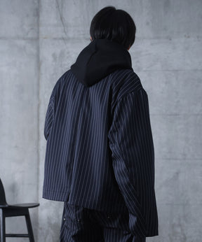 スタッズ ショート ダブルジャケット