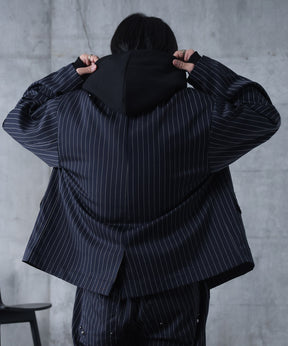 スタッズ ショート ダブルジャケット