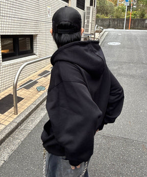 タギング総柄 フルジップフーディ