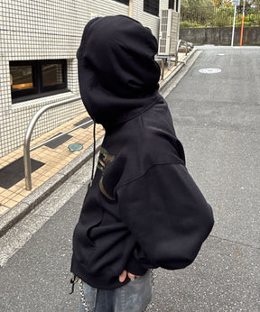 タギング総柄 フルジップフーディ